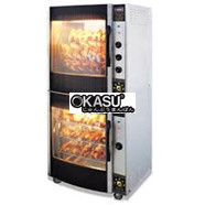 LÒ NƯỚNG CÔNG NGHIỆP 2 TẦNG CỬA KÍNH LQ-2TK