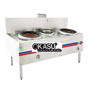 Bếp á đôi 1 bầu nước có quạt thổi TC BA 2/1N/QT