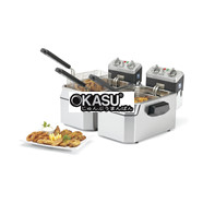 Bếp chiên nhúng đôi Waring WDF1550D