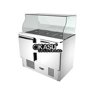 Bàn mát Salad 2 cánh Kolner S902 CURVED