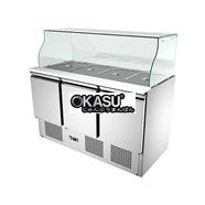 Bàn mát Salad 3 cánh Kolner S903 CURVED