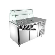 Bàn mát salad 2 cánh Kolner GN2100TN/SC