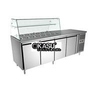 Bàn mát salad 4 cánh Kolner GN4100TN/SC