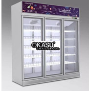 Tủ mát 2 cánh, 3 cánh kính Kolner KNF-1000/1600/2200-TA
