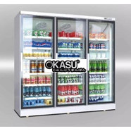 Tủ mát 3 cánh kính siêu thị Kolner KNRR-140/210/280/340-A
