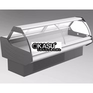 Tủ thịt kính cong, cánh trượt Kolner KNSCR