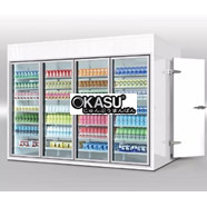 Kho đông mát siêu thị Kolner Walk in showcase cold room