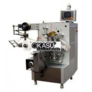 Máy bọc viên kẹo dạng xoắn 1 đầu, 2 đầu