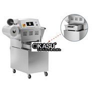 Máy dán miệng khay, vỉ, ly, tô, hộp, hủ bán tự động