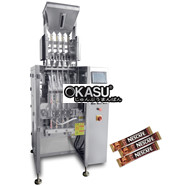 Máy Đóng Gói Cafe Tốc Độ Cao 4 lane
