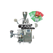 MÁY ĐÓNG GÓI TRÀ TÚI LỌC CÓ TEM CHỈ VÀ TÚI BAO NGOÀI OKS-265