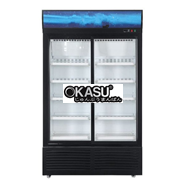 Tủ mát 2 cánh kính kiểu trượt Okasu OKS-1200Y
