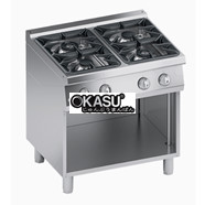 Bếp âu 4 họng dùng gas có chân đứng ATA K7GCU10VV