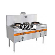 Bếp á đôi có quạt thổi 1 bầu nước