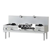 Bếp Á 3 họng có vòi xả nước Nayati NGK 22-90