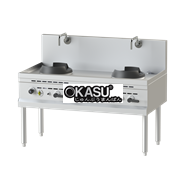 Bếp Á 2 họng có vòi nước Nayati NGK S 80-75 W2