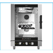 Lò nướng hấp đa năng Alphatech ICGM101E 10 khay dùng gas