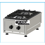 Bếp Âu 2 họng để bàn Nayati NGOB 4-60 AM