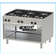 Bếp Âu 6 họng có chân đứng Nayati NGTR 12-90 GR