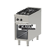 Bếp Âu 2 họng có chân đứng Nayati NGTR 4-90 GR