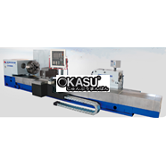 MÁY TIỆN CNC RÃNH TRỤC CÁN THÉP CK8450
