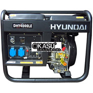 Máy phát điện Diesel 3.0KW – 3.3KW Hyundai DHY4000LE Máy trần, đề nổ