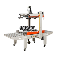 MÁY DÁN BĂNG KEO THÙNG CARTON DFXC6050A (ĐAI TẢI ĐỈNH VÀ 2 CẠNH)