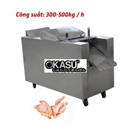 Máy chặt thịt gà cắt gà nguyên con đông lạnh tự động HT-QDJ500