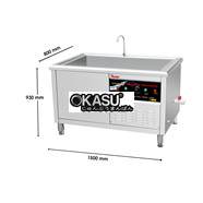 Máy Rửa Chén Công Nghiệp Siêu Âm Texgio TGU-1500SS