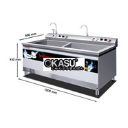 Máy Rửa Chén Bát Công Nghiệp Texgio TGU-1500XD