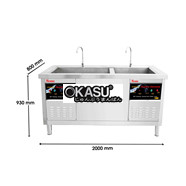 Máy Rửa Chén Bát Công Nghiệp Siêu Âm Texgio TGU-2000SD