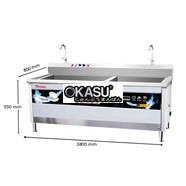 Máy Rửa Chén Công Nghiệp Texgio TGU-2400XD