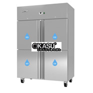 Tủ đông inox 4 cánh Kistem KIS-XFGN45F (quạt gió)