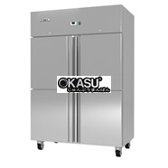 Tủ mát inox 4 cánh Kistem KIS-XFGN45R (quạt gió)