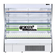 Tủ Trưng Bày Siêu Thị, Dung Tích 610L, 8 Tầng, Cửa Hở KISTEM KIS-XO12RY
