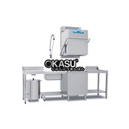 Máy rửa chén băng chuyền nắp dỡ Niagara 381