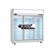 Tủ mát 3 cánh kính Berjaya 3D/DC-SM