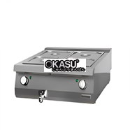 Bếp giữ nóng thức ăn đôi dùng gas Ozti OBG 8070 