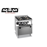 BẾP ÂU 4 HỌNG CÓ LÒ NƯỚNG DÙNG GAS MBM MG7G4F77XL