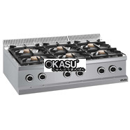 BẾP ÂU 6 HỌNG DÙNG GAS (DẠNG ĐẶT BÀN) MBM MG7G677XL
