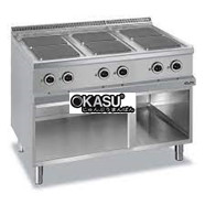 BẾP ĐIỆN 6 HỌNG VUÔNG CÓ CHÂN MBM MG7E6A77Q