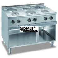 BẾP ĐIỆN 6 HỌNG TRÒN CÓ CHÂN MBM MG7E6A77