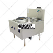 Bếp xào 1 họng dùng gas có quạt thổi + 1 nồi nước EKWR11B