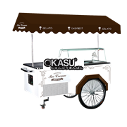 Xe đẩy tủ trưng bày kem Easybest ICE CART 10