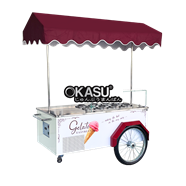 Xe đẩy tủ trưng bày kem Easybest ICE CART EASYBOX