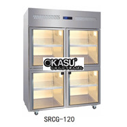 Tủ mát 4 cánh kính Hisakage SRCG-120