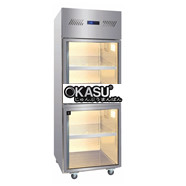 Tủ mát 2 cánh kính Hisakage SRCG-70