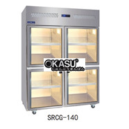 Tủ mát 4 cánh kính Hisakage SRVG-140