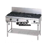 Bếp âu 2 đầu đốt kèm lò nướng dùng gas Maruzen RGR-1262D