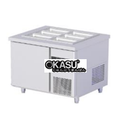 Bàn salad quạt gió 1 cánh inox BSQ.1MI960